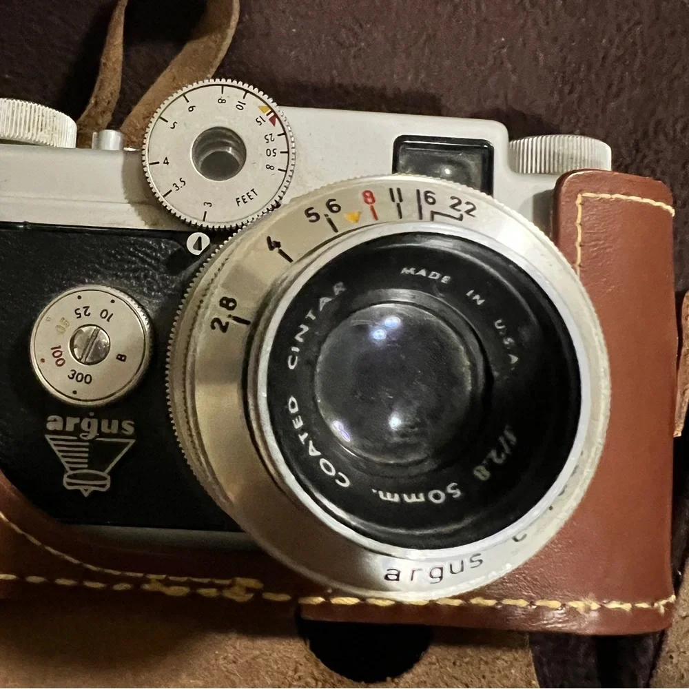 Vintage 1950’s Argus C-Four 35mm Rangefinder Camera